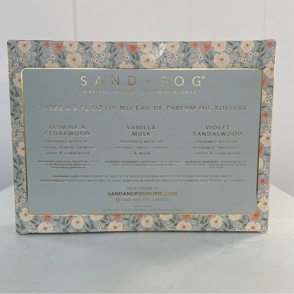 SAND + FOG Eau De Parfum Oil Discovery Set. NEW IN BOX - Picture 2 of 2